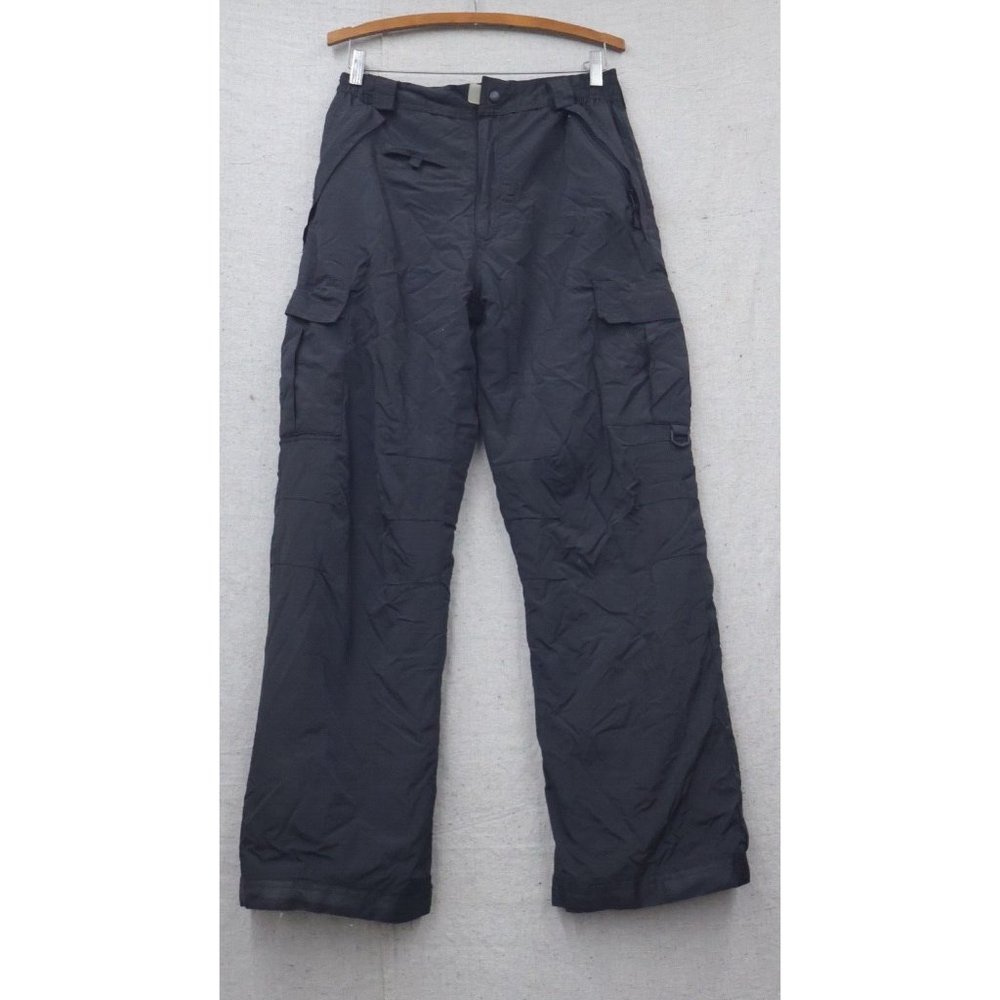 Vintage Ice Blue Winter Gear Womens Size Medium Black Ski Pants Offroad Gorpcore